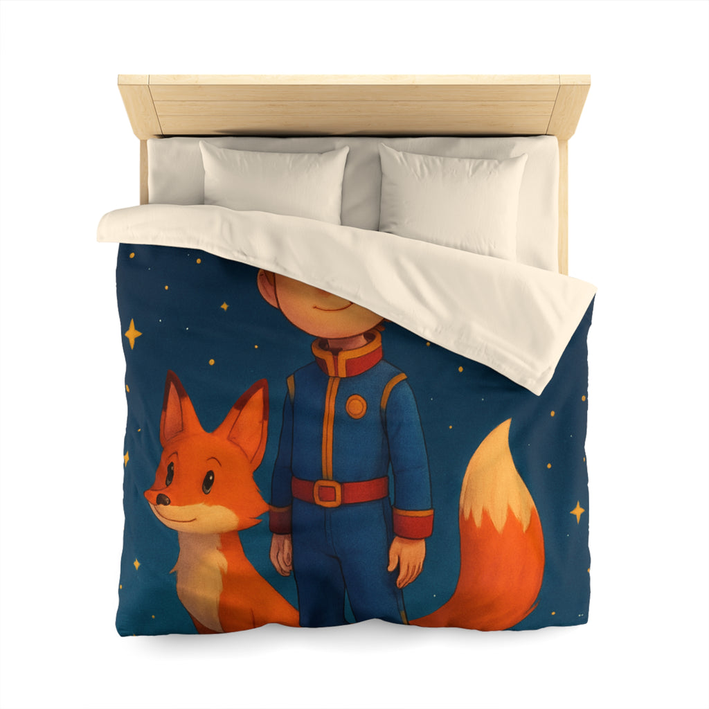 Housse de Couette Microfibre Design Artistique Moderne Décoration Chambre Confort Premium