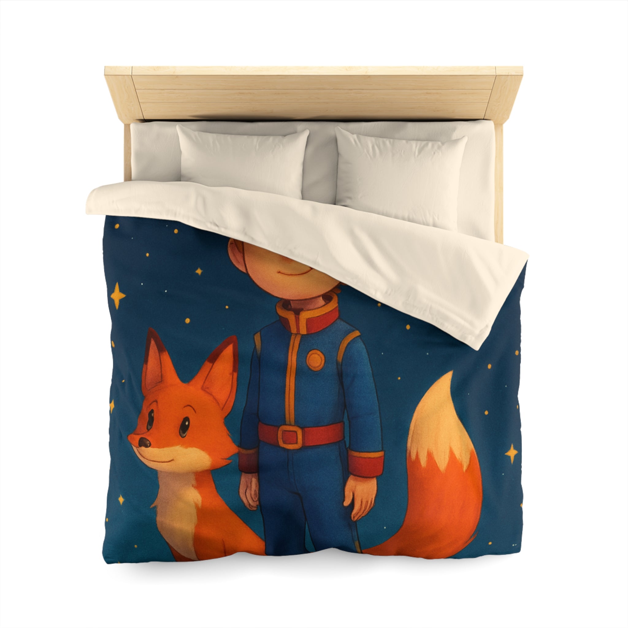 Housse de Couette Microfibre Design Artistique Moderne Décoration Chambre Confort Premium