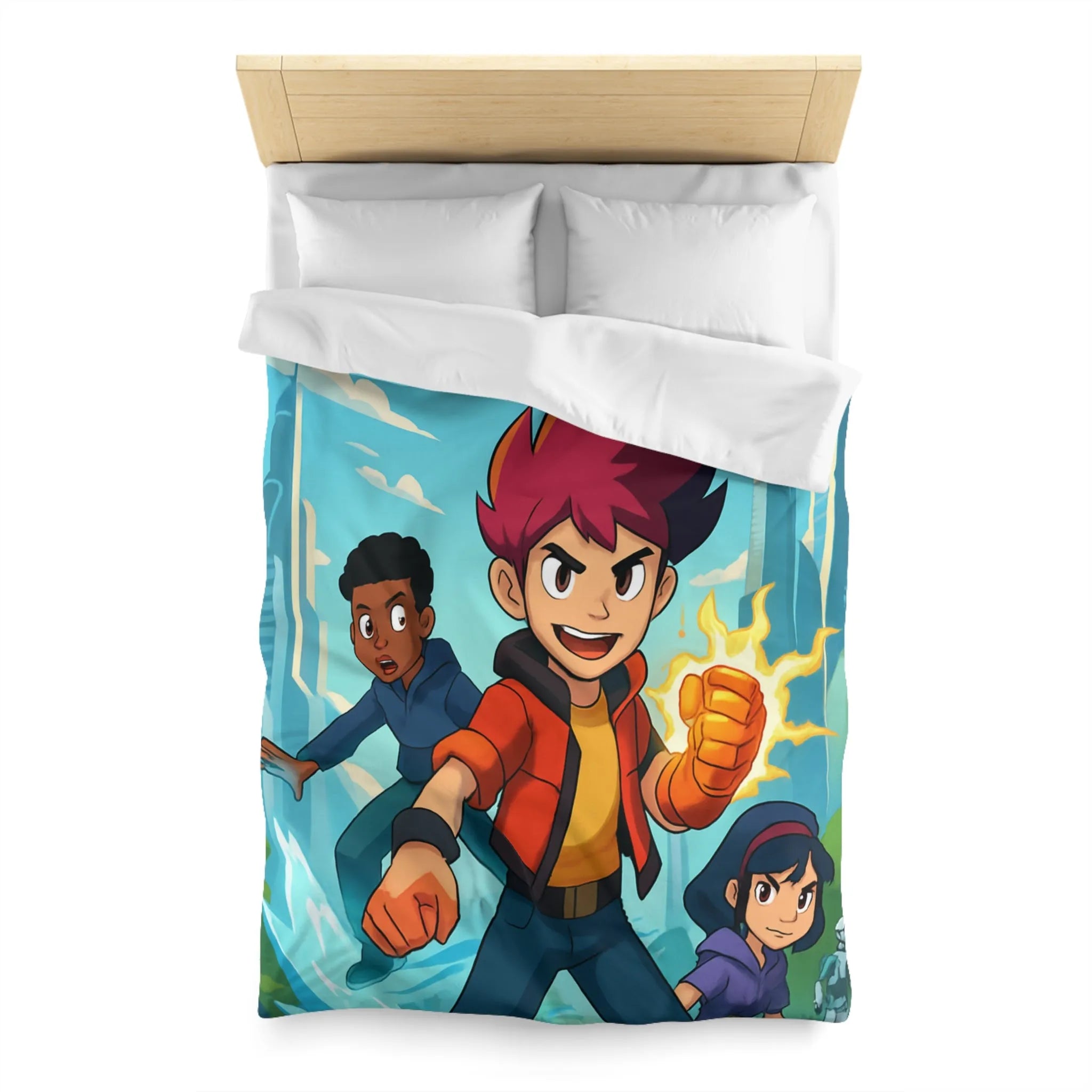 Housse de Couette Microfibre Création Artistique Moderne Design Exclusif Décoration Chambre