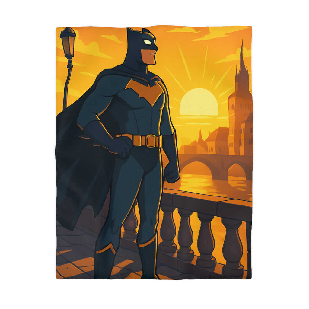 Housse de Couette Microfibre Motif Créatif Original Style Contemporain Chambre Élégante