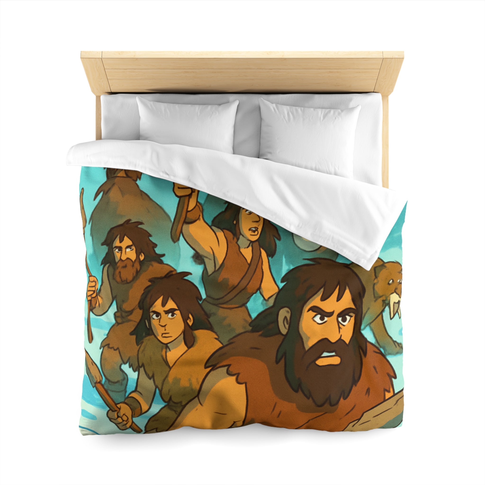 Housse de Couette Microfibre Design Artistique Moderne Décoration Chambre Confort Premium