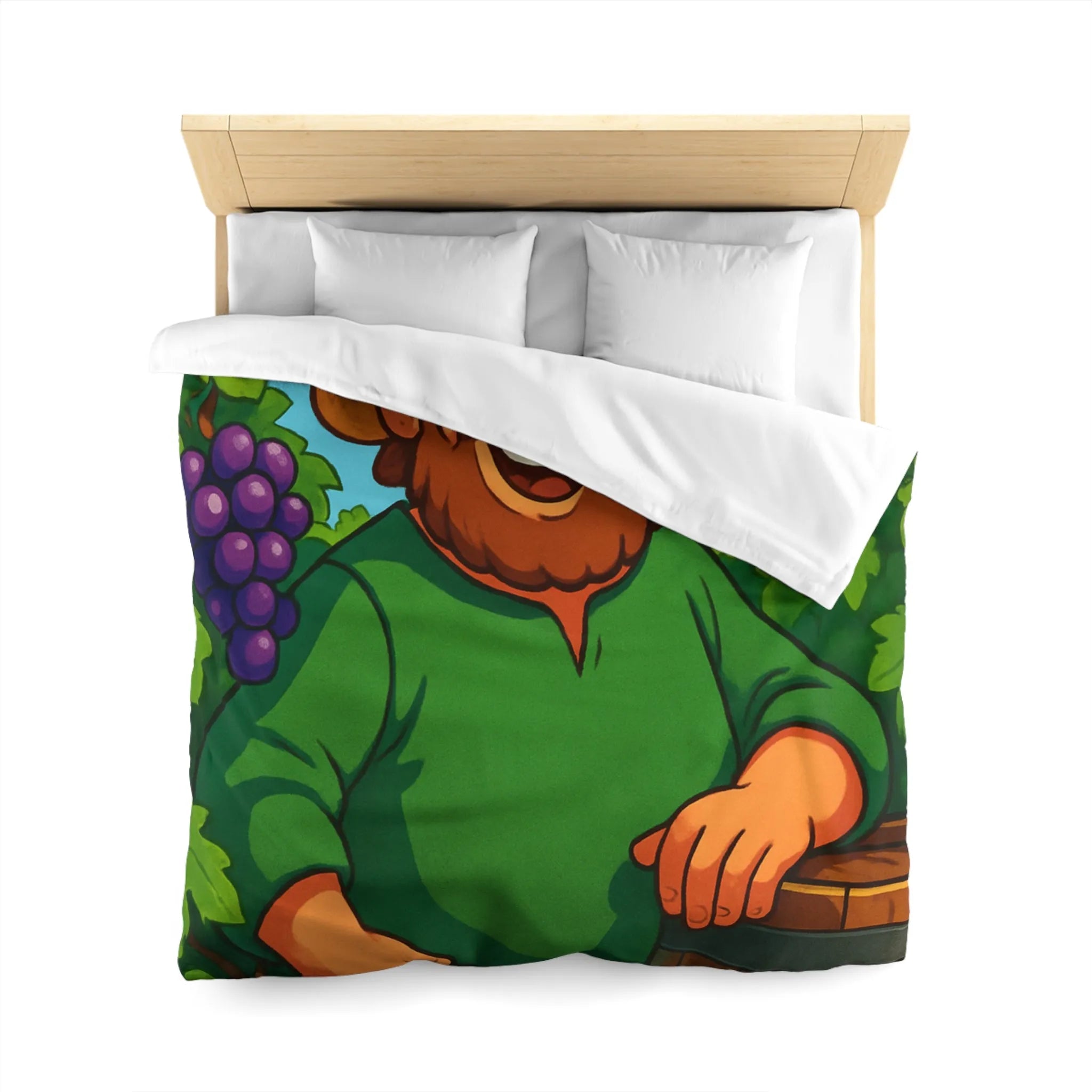 Housse de Couette Microfibre Art Graphique Contemporain Style Décoratif Chambre Tendance