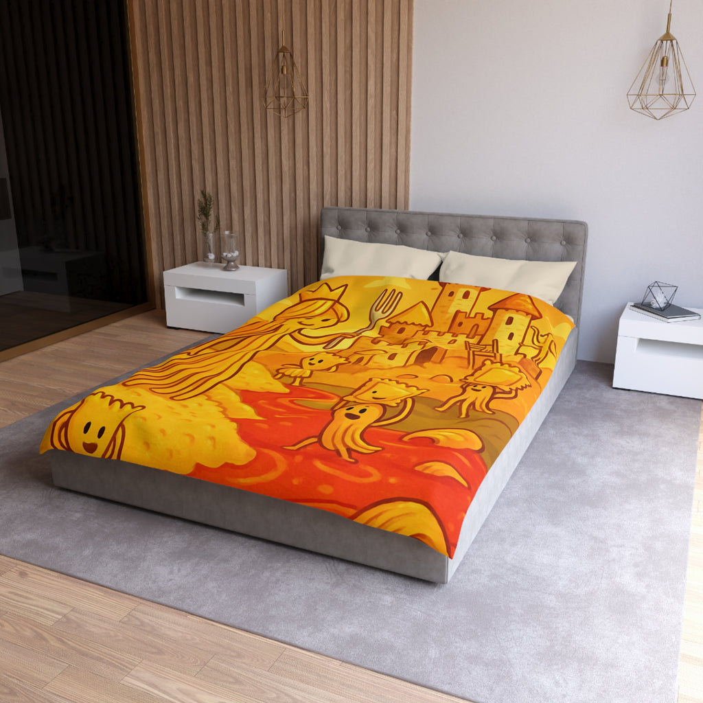 Housse de Couette Microfibre Motif Créatif Original Style Contemporain Chambre Élégante