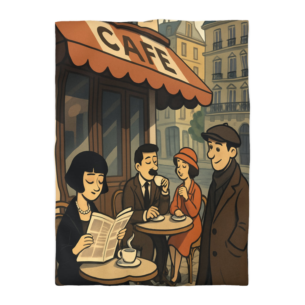 Housse de Couette Microfibre Design Artistique Moderne Décoration Chambre Confort Premium