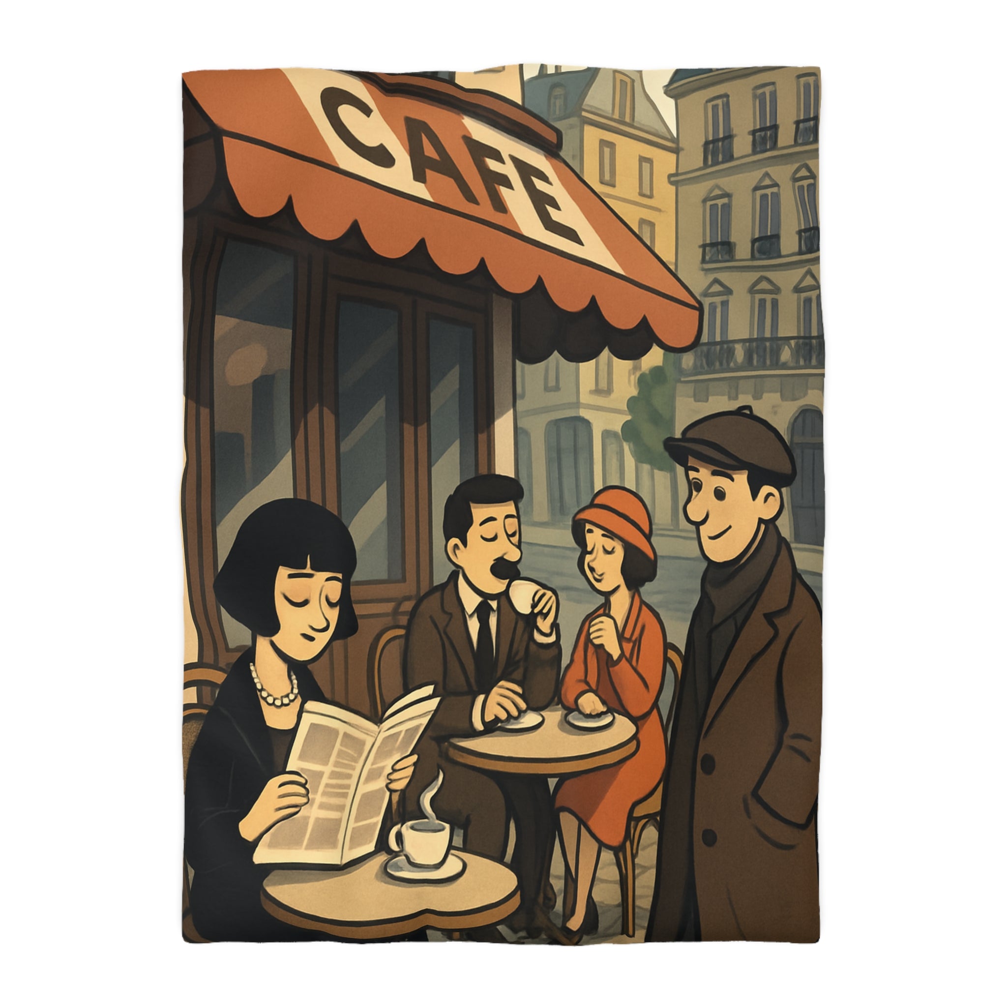 Housse de Couette Microfibre Design Artistique Moderne Décoration Chambre Confort Premium