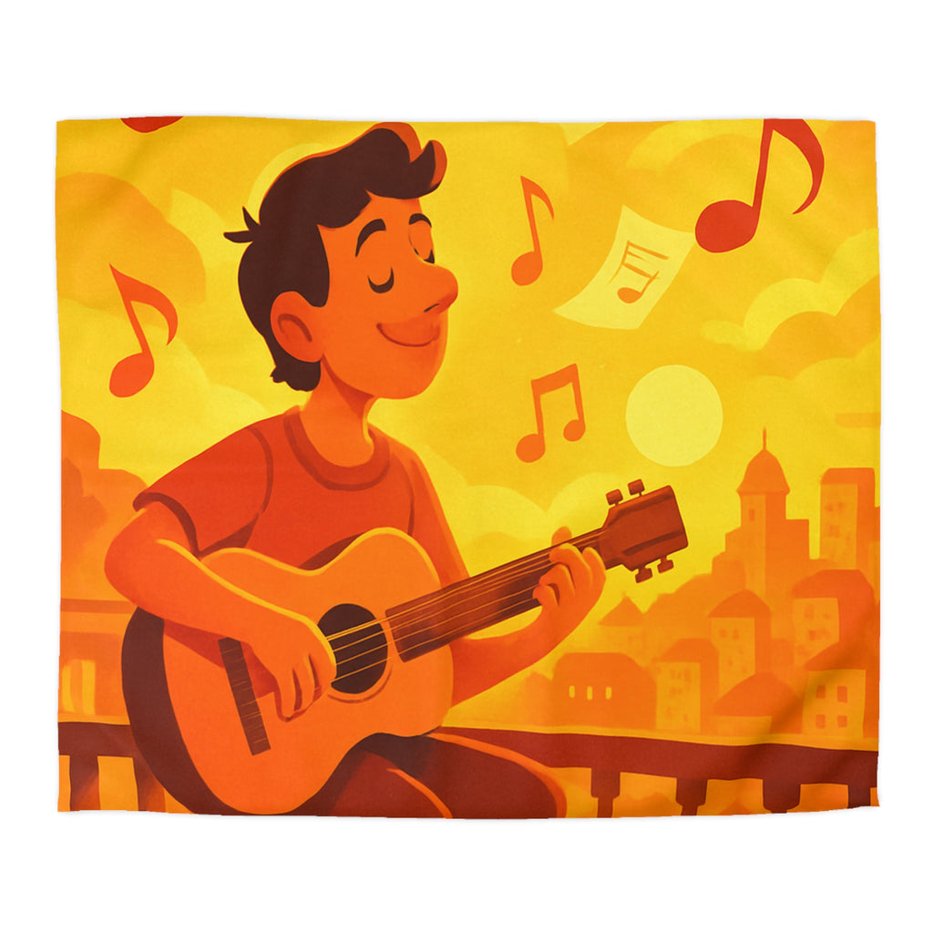 Housse de Couette Microfibre Motif Créatif Original Style Contemporain Chambre Élégante