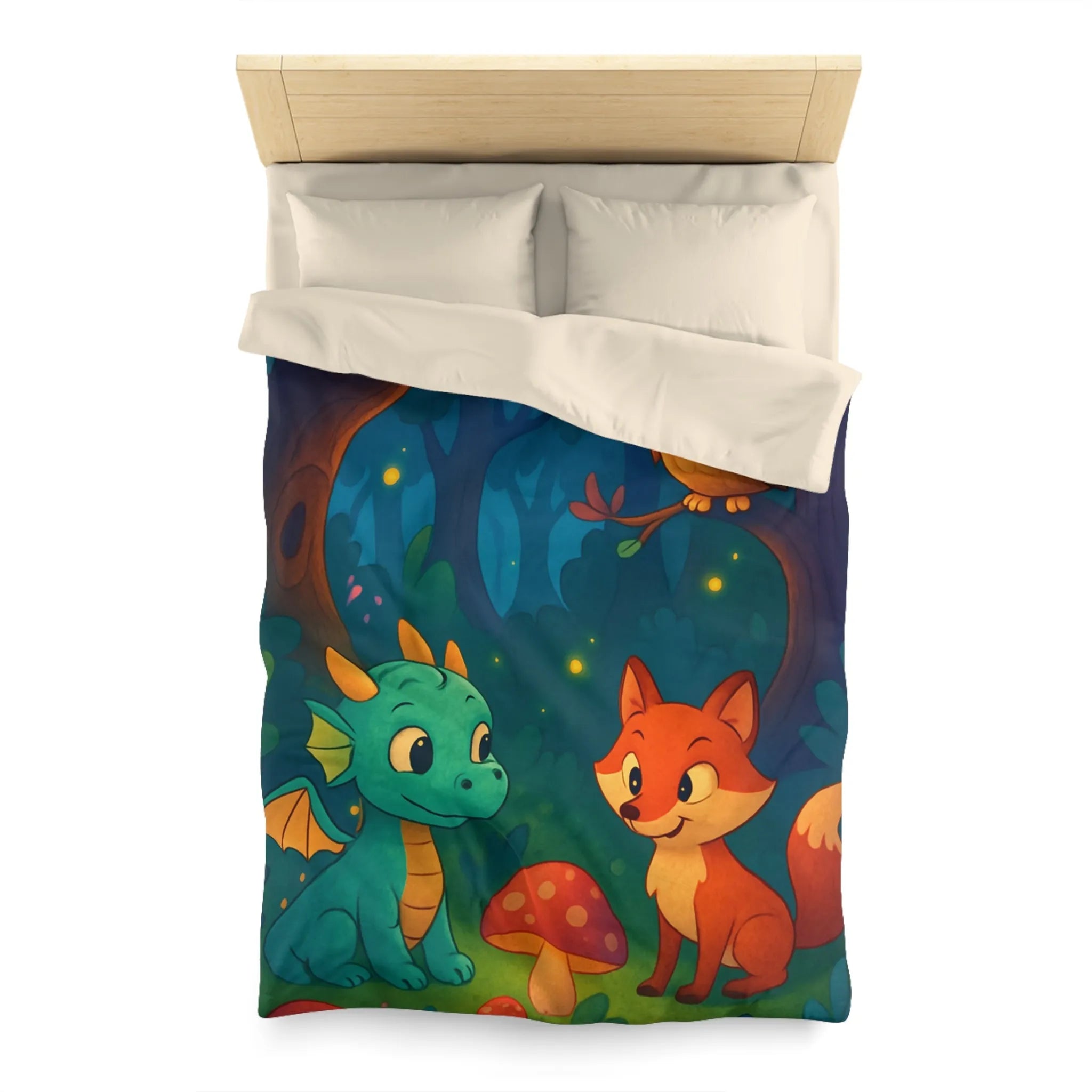 Housse de Couette Microfibre Art Graphique Contemporain Style Décoratif Chambre Tendance