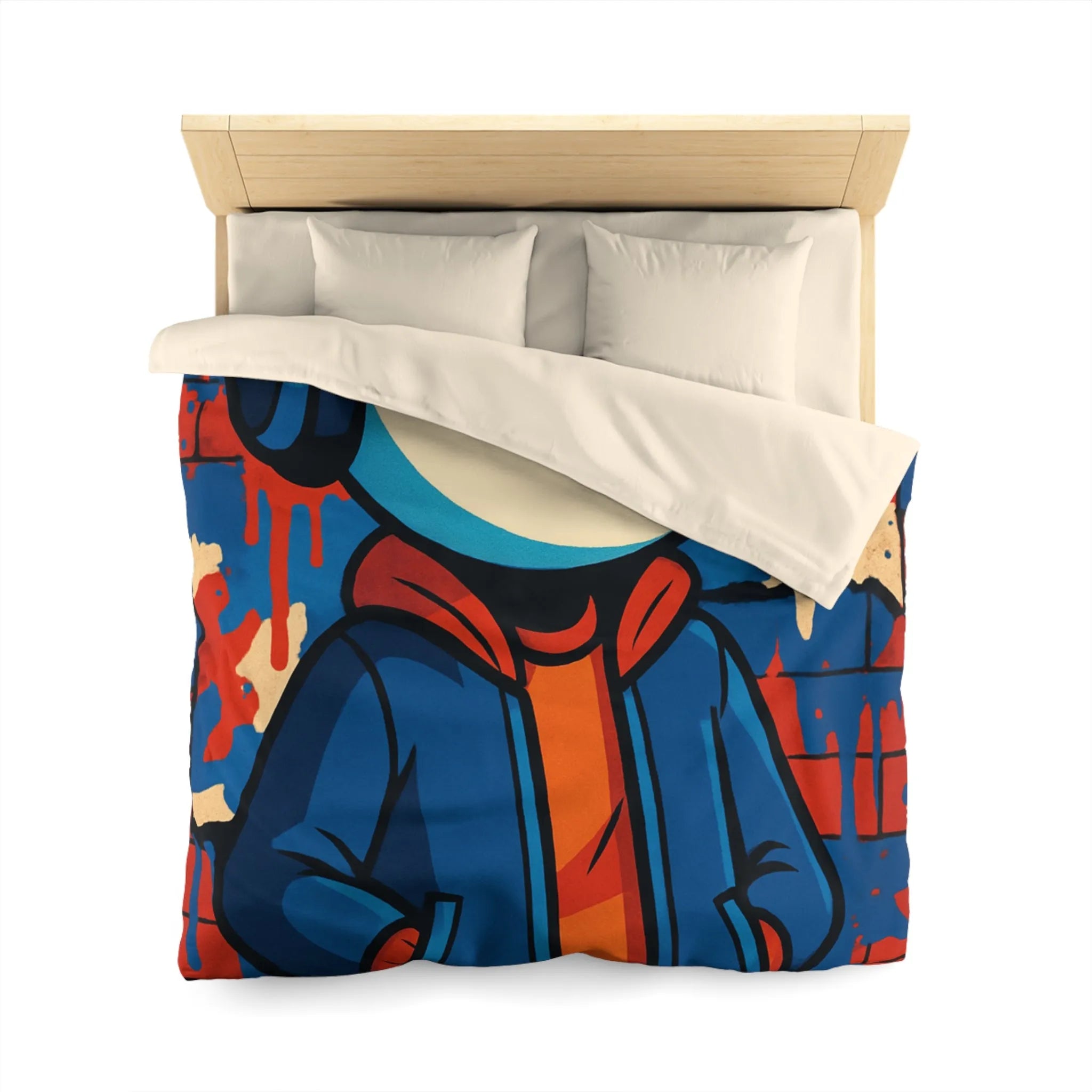 Housse de Couette Microfibre Création Artistique Moderne Design Exclusif Décoration Chambre