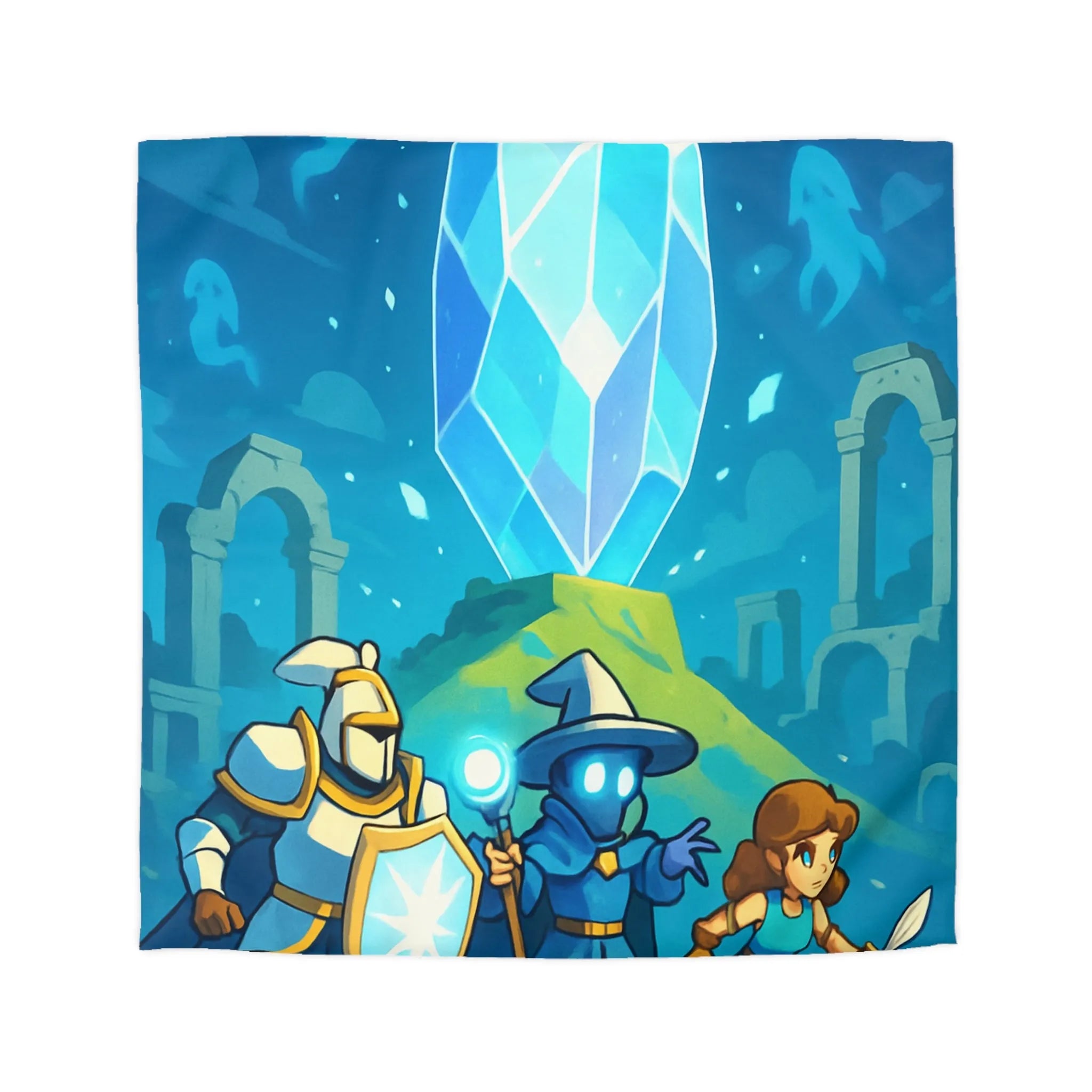 Housse de Couette Microfibre Art Graphique Contemporain Style Décoratif Chambre Tendance