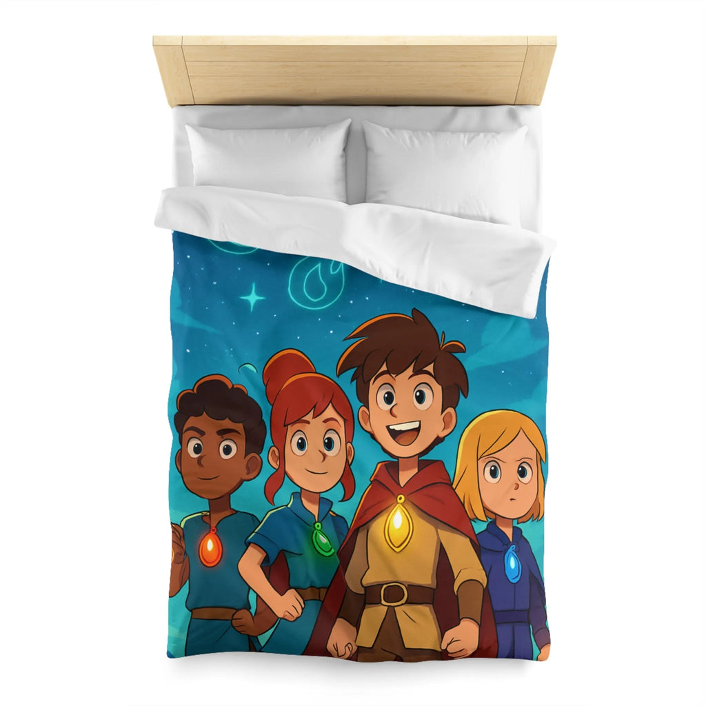 Housse de Couette Microfibre Création Artistique Moderne Design Exclusif Décoration Chambre