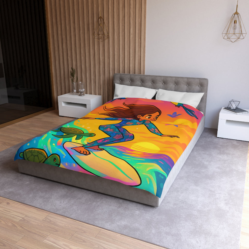 Housse de Couette Microfibre Création Artistique Moderne Design Exclusif Décoration Chambre