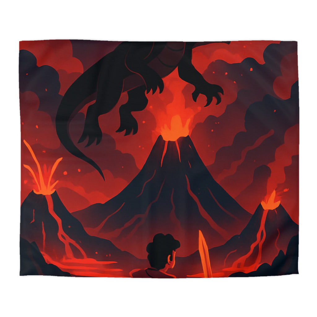 Housse de Couette Microfibre Motif Créatif Original Style Contemporain Chambre Élégante