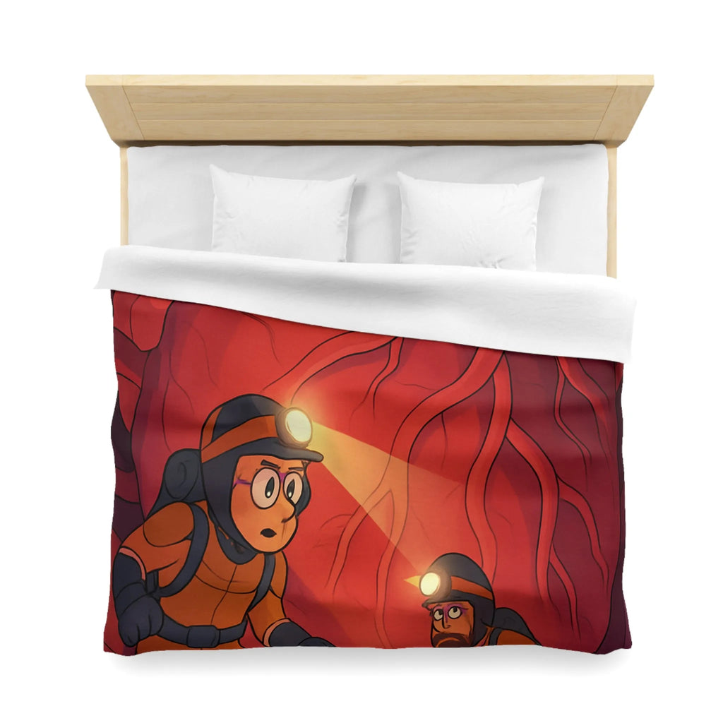 Explorez l’aventure intérieure avec une housse de couette motif cœur et explorateurs