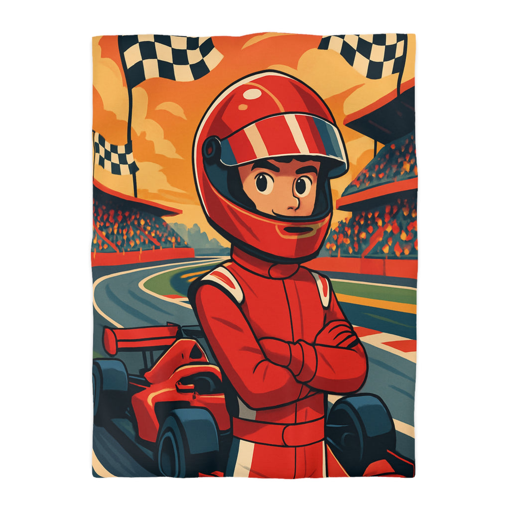 Housse de Couette Microfibre Illustration Unique Design Moderne Décoration Intérieure Raffinée