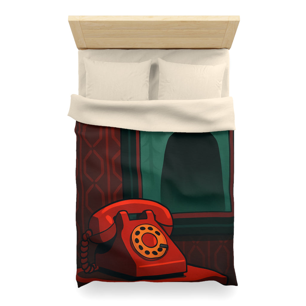 Housse de Couette Microfibre Design Artistique Moderne Décoration Chambre Confort Premium