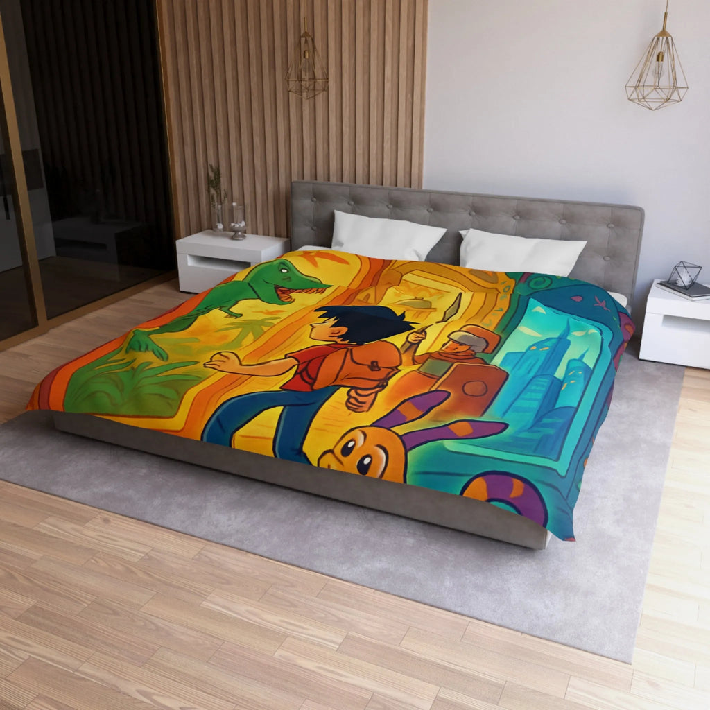 Housse de Couette Microfibre Création Artistique Moderne Design Exclusif Décoration Chambre