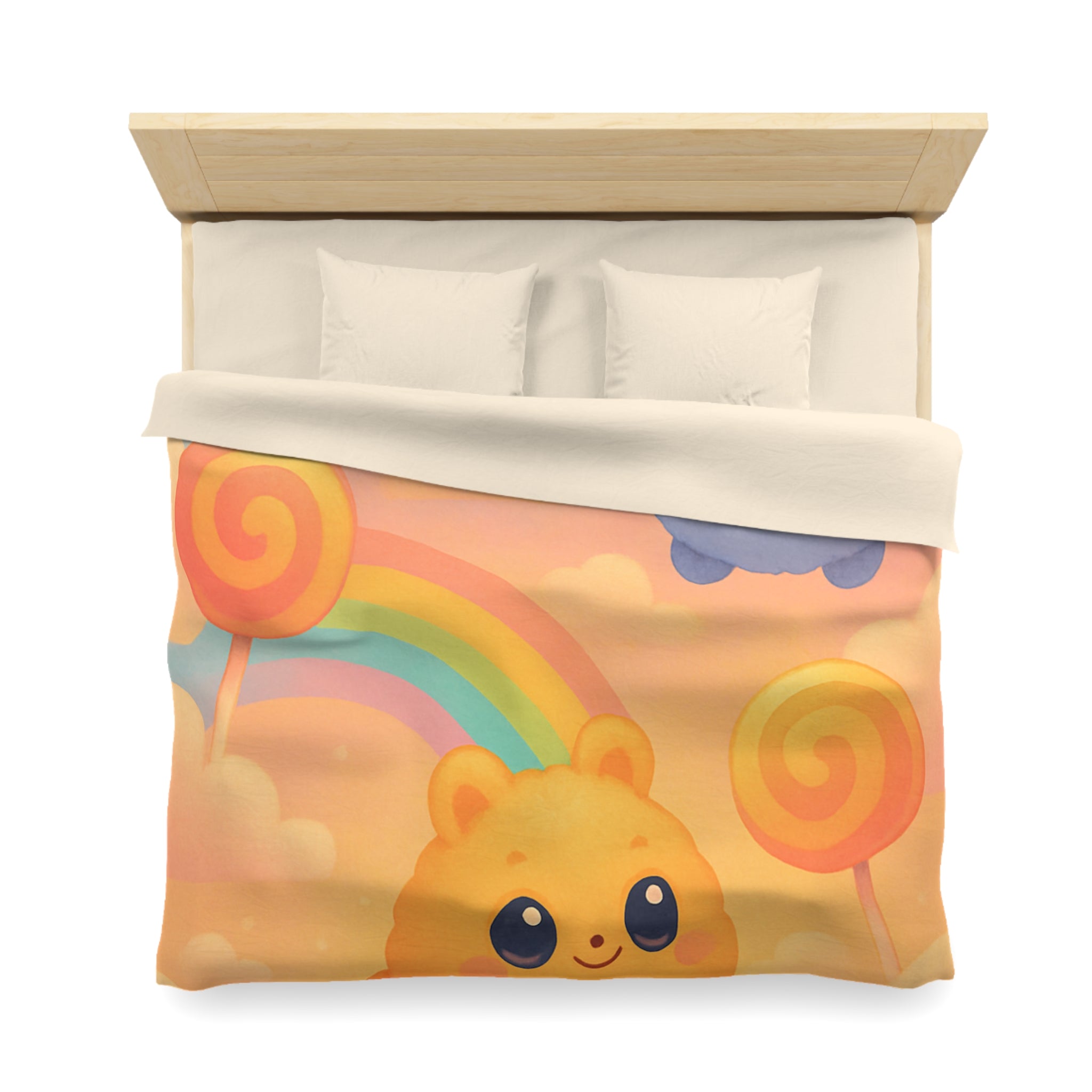 Housse de Couette Microfibre Design Artistique Moderne Décoration Chambre Confort Premium