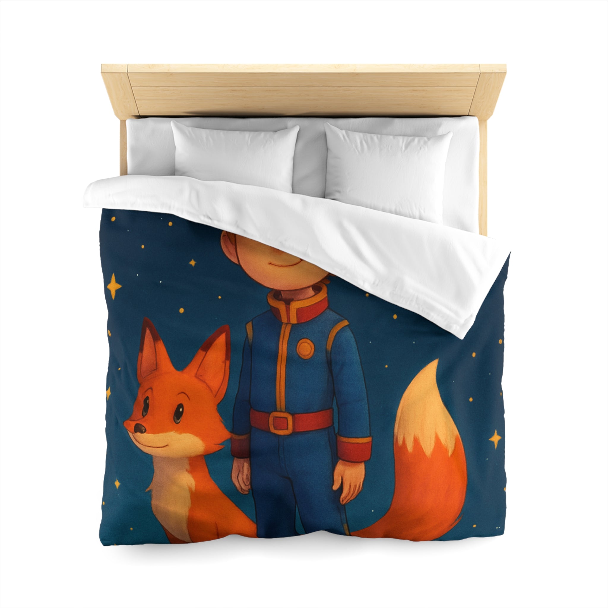 Housse de Couette Microfibre Design Artistique Moderne Décoration Chambre Confort Premium