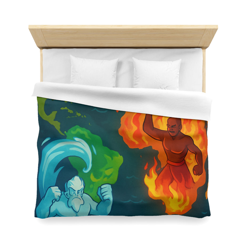 Housse de Couette Microfibre Création Artistique Moderne Design Exclusif Décoration Chambre