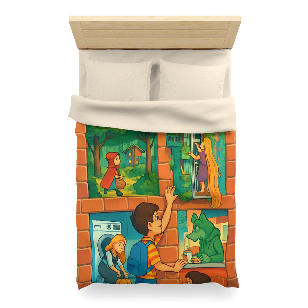 Housse de Couette Microfibre Création Artistique Moderne Design Exclusif Décoration Chambre