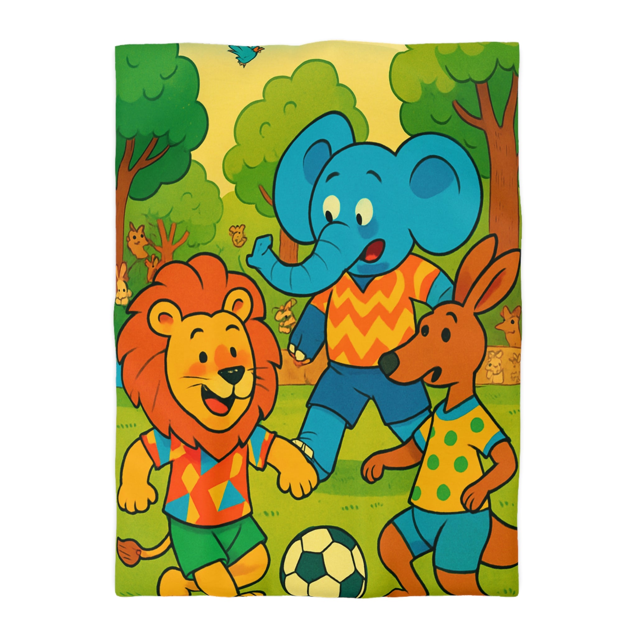 Housse de Couette Microfibre Motif Créatif Original Style Contemporain Chambre Élégante