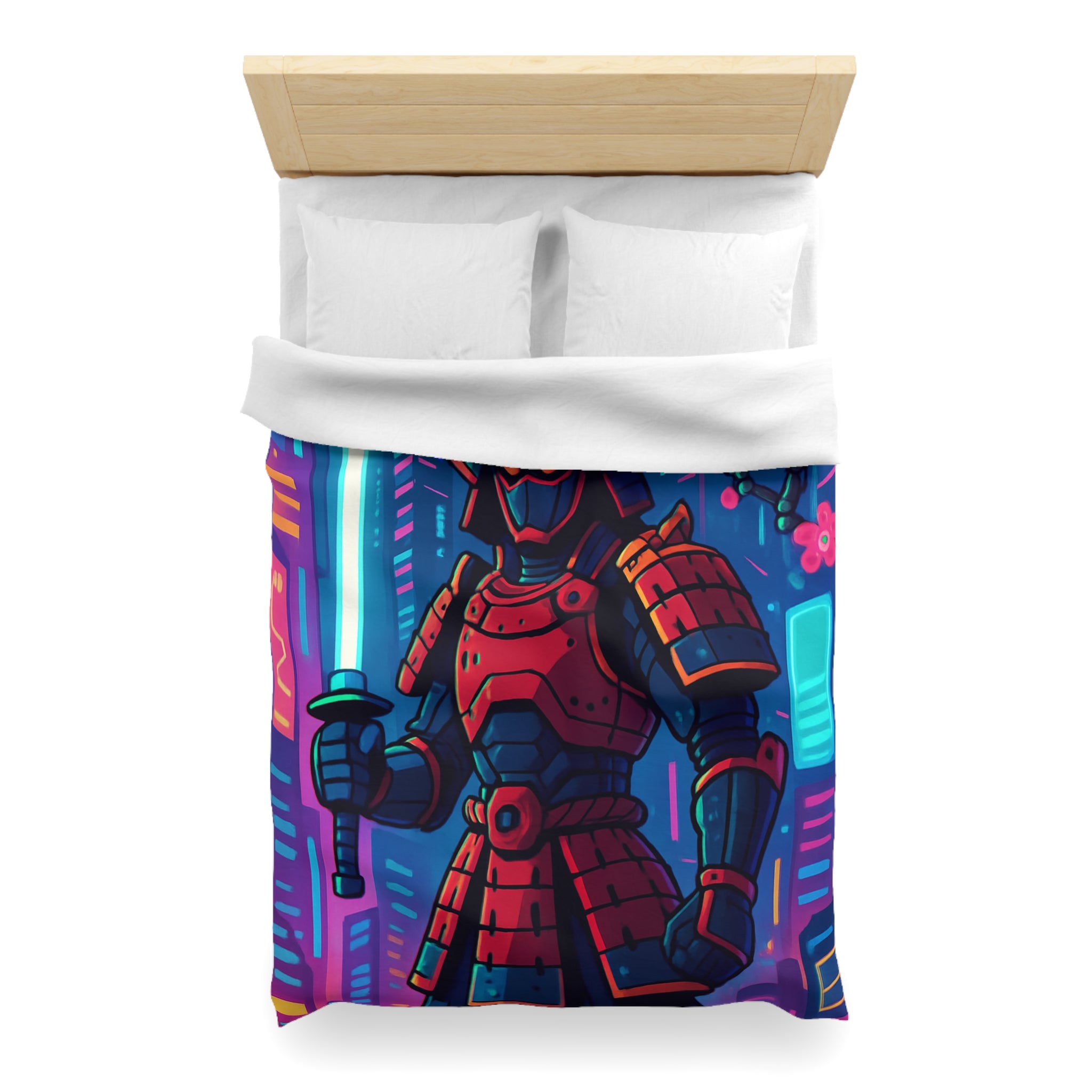 Housse de Couette Microfibre Design Artistique Moderne Décoration Chambre Confort Premium