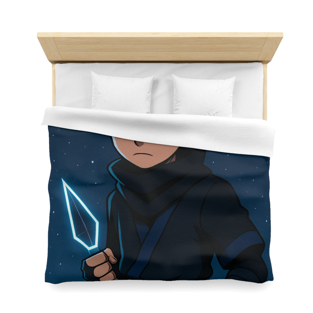 Housse de Couette Microfibre Illustration Unique Design Moderne Décoration Intérieure Raffinée