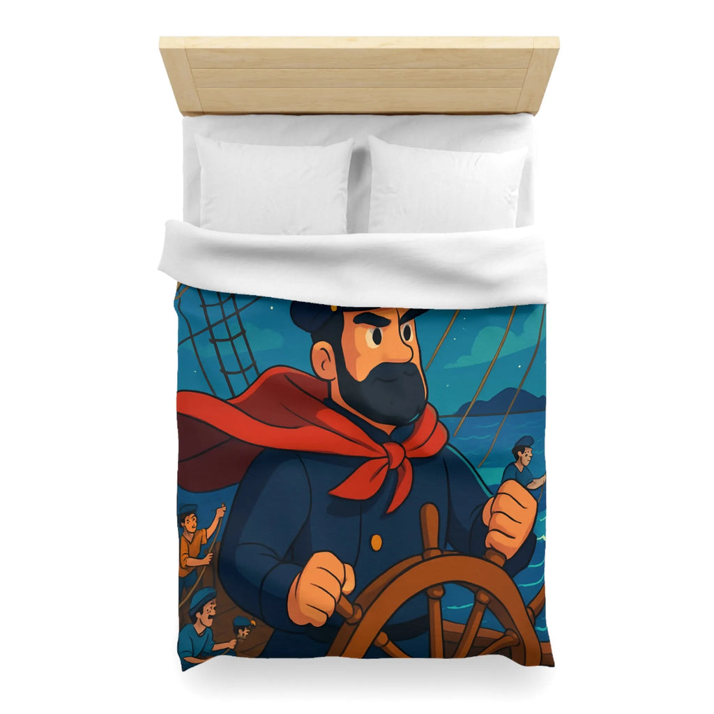 Housse de Couette Microfibre Art Graphique Contemporain Style Décoratif Chambre Tendance