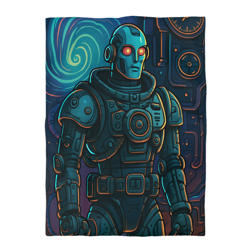 Housse de Couette Microfibre Illustration Unique Design Moderne Décoration Intérieure Raffinée