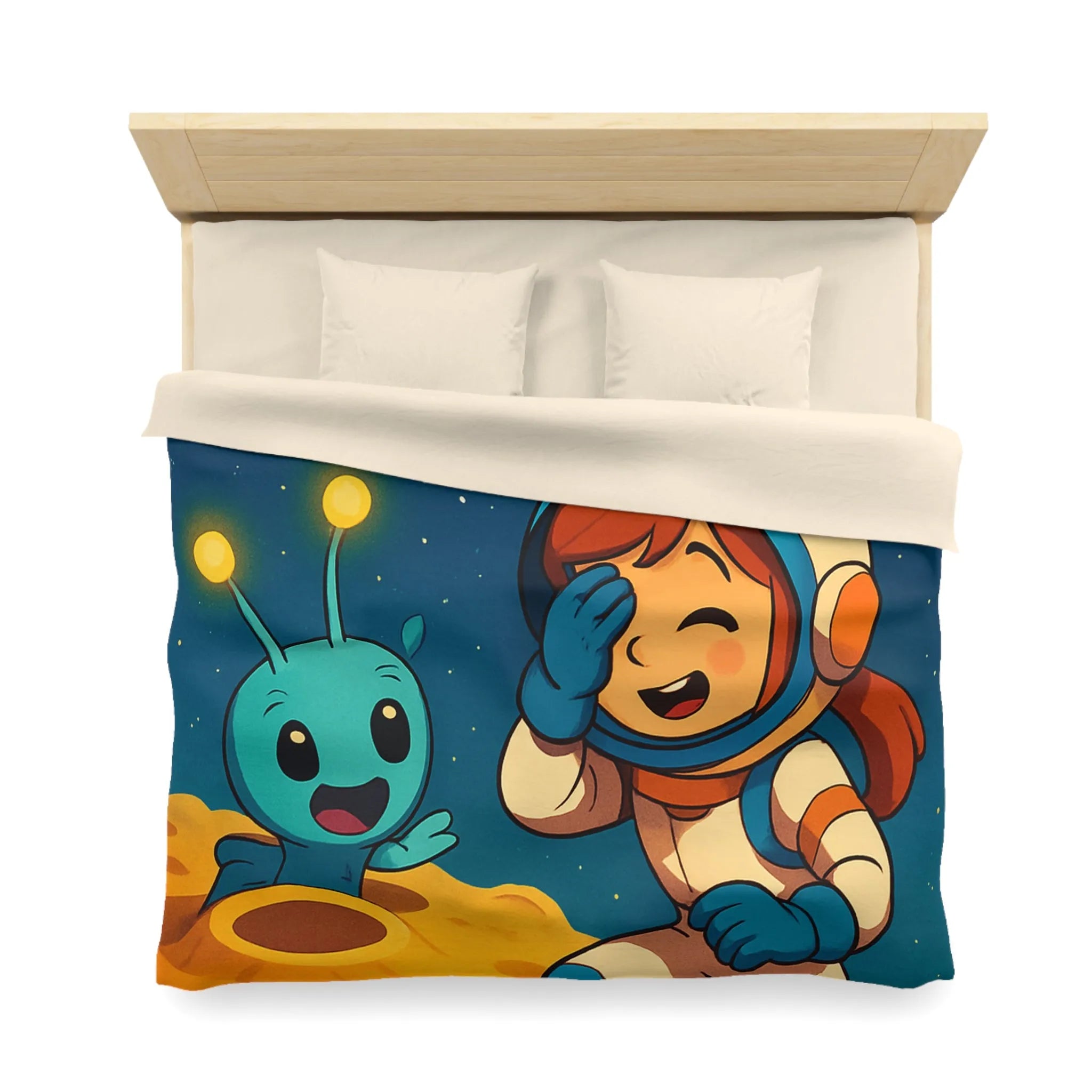 Housse de Couette Microfibre Création Artistique Moderne Design Exclusif Décoration Chambre