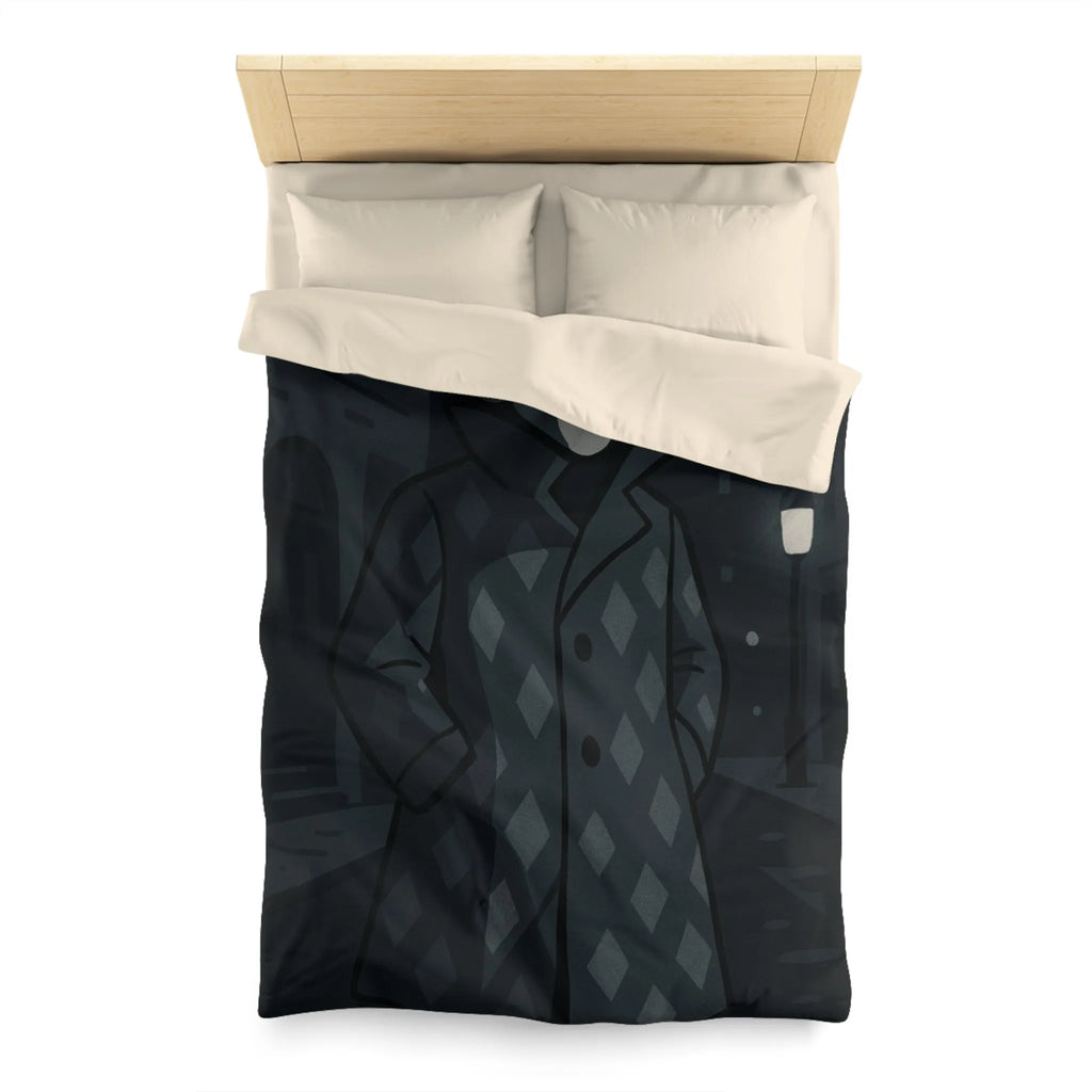 Housse de Couette Microfibre Art Graphique Contemporain Style Décoratif Chambre Tendance