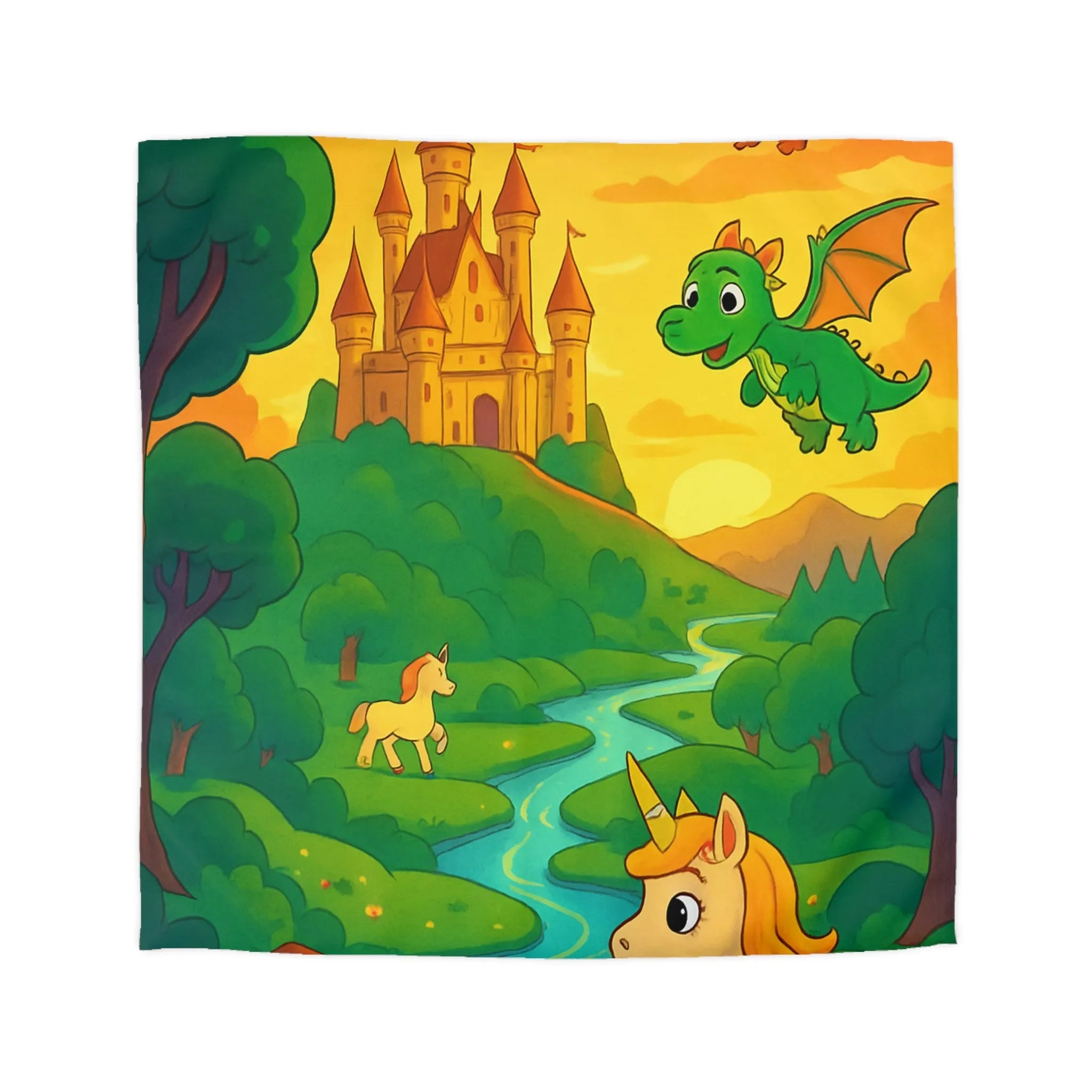 Housse de Couette Microfibre Art Graphique Contemporain Style Décoratif Chambre Tendance