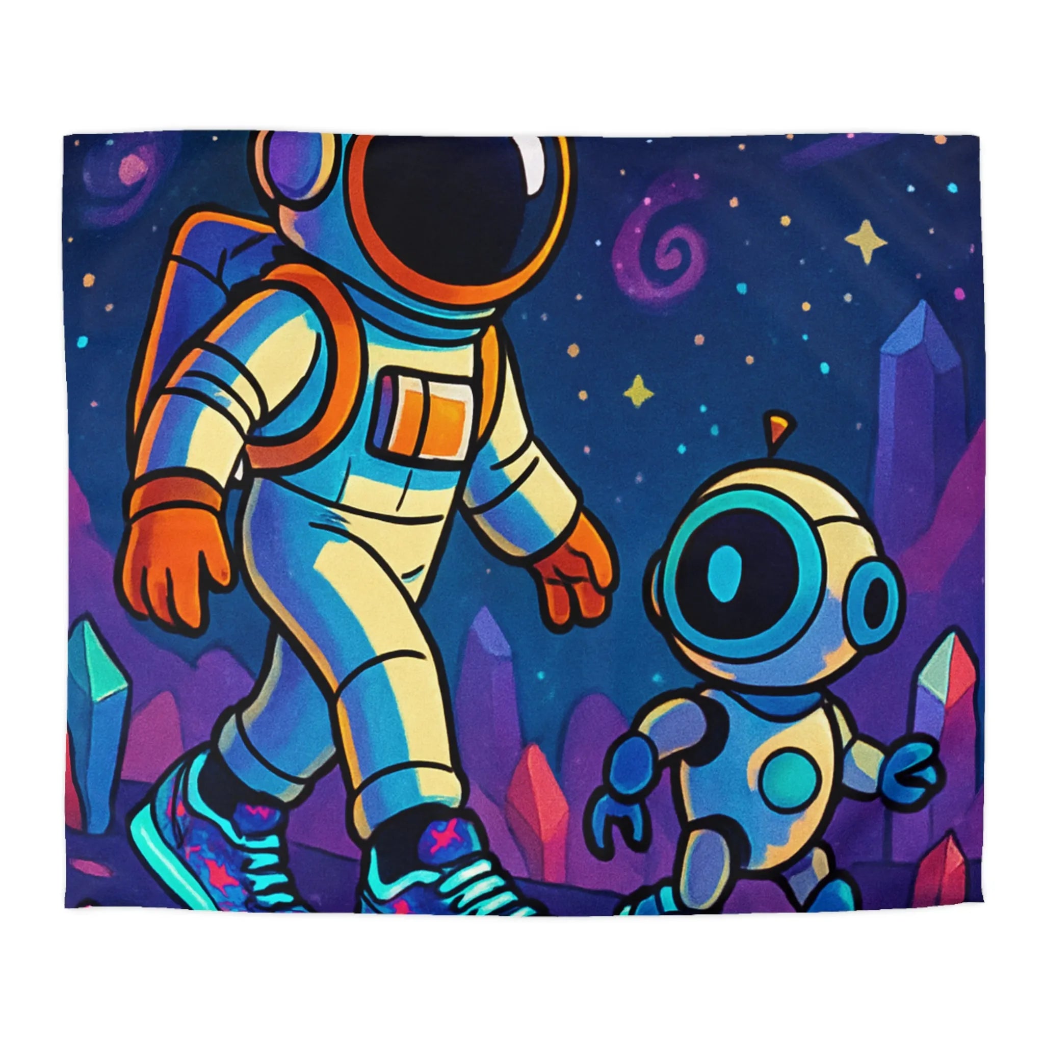 Housse de Couette Microfibre Art Graphique Contemporain Style Décoratif Chambre Tendance