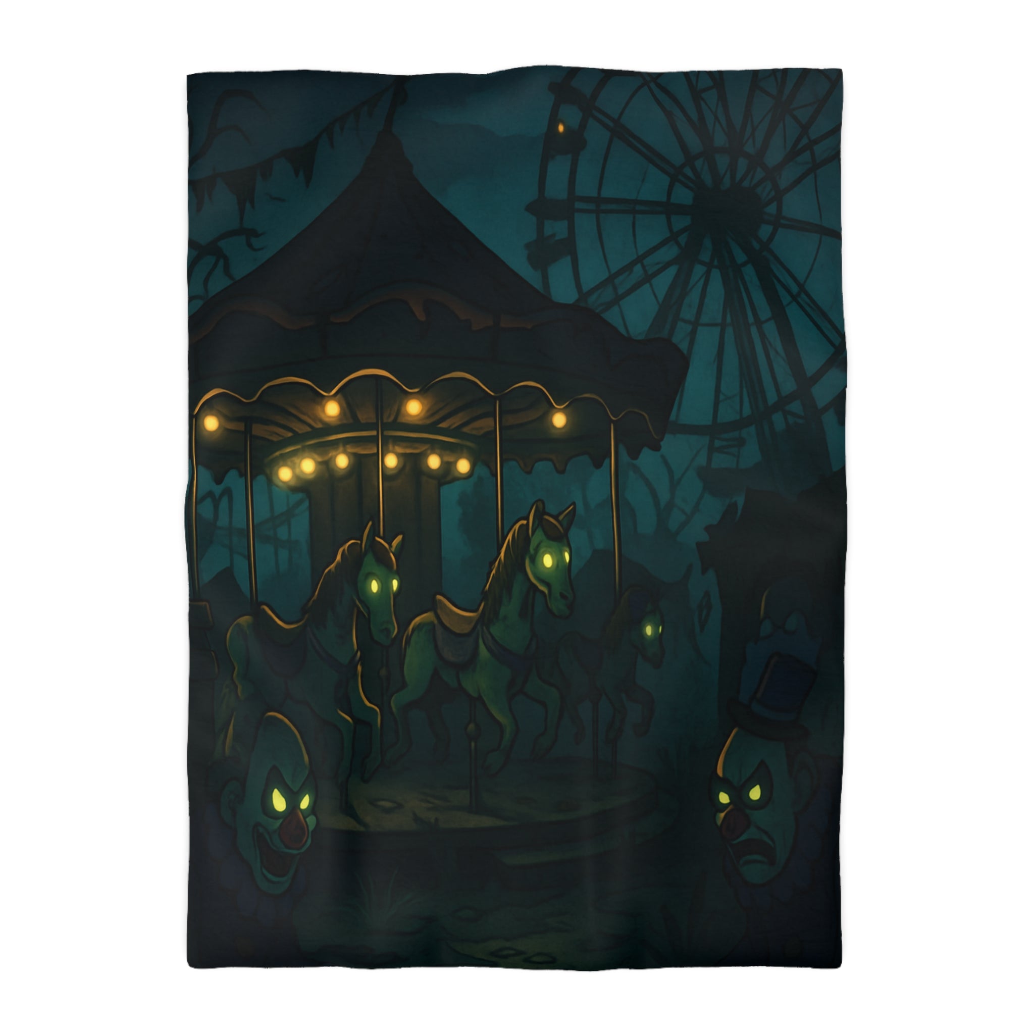 Housse de Couette Microfibre Design Artistique Moderne Décoration Chambre Confort Premium