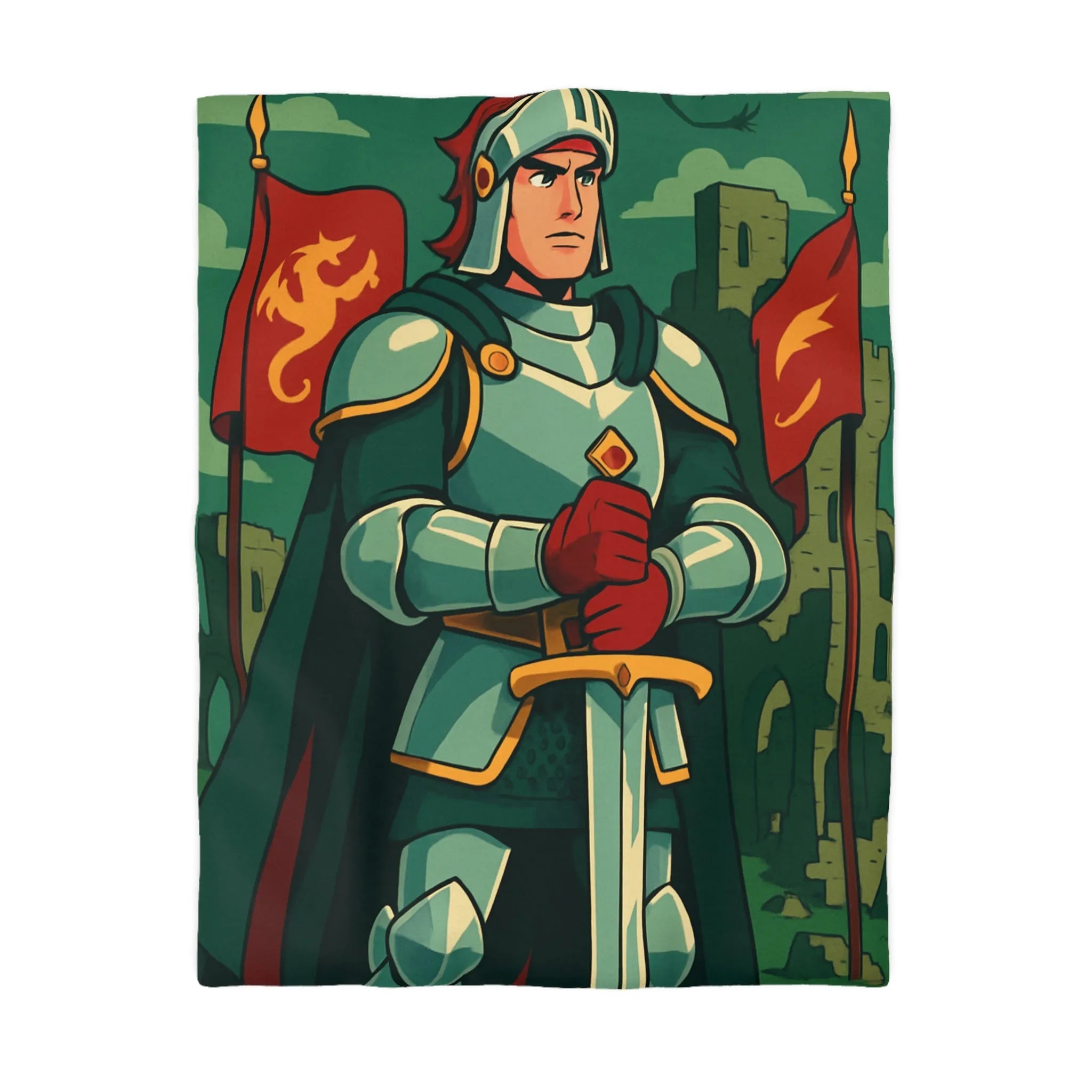 Housse de Couette Microfibre Art Graphique Contemporain Style Décoratif Chambre Tendance