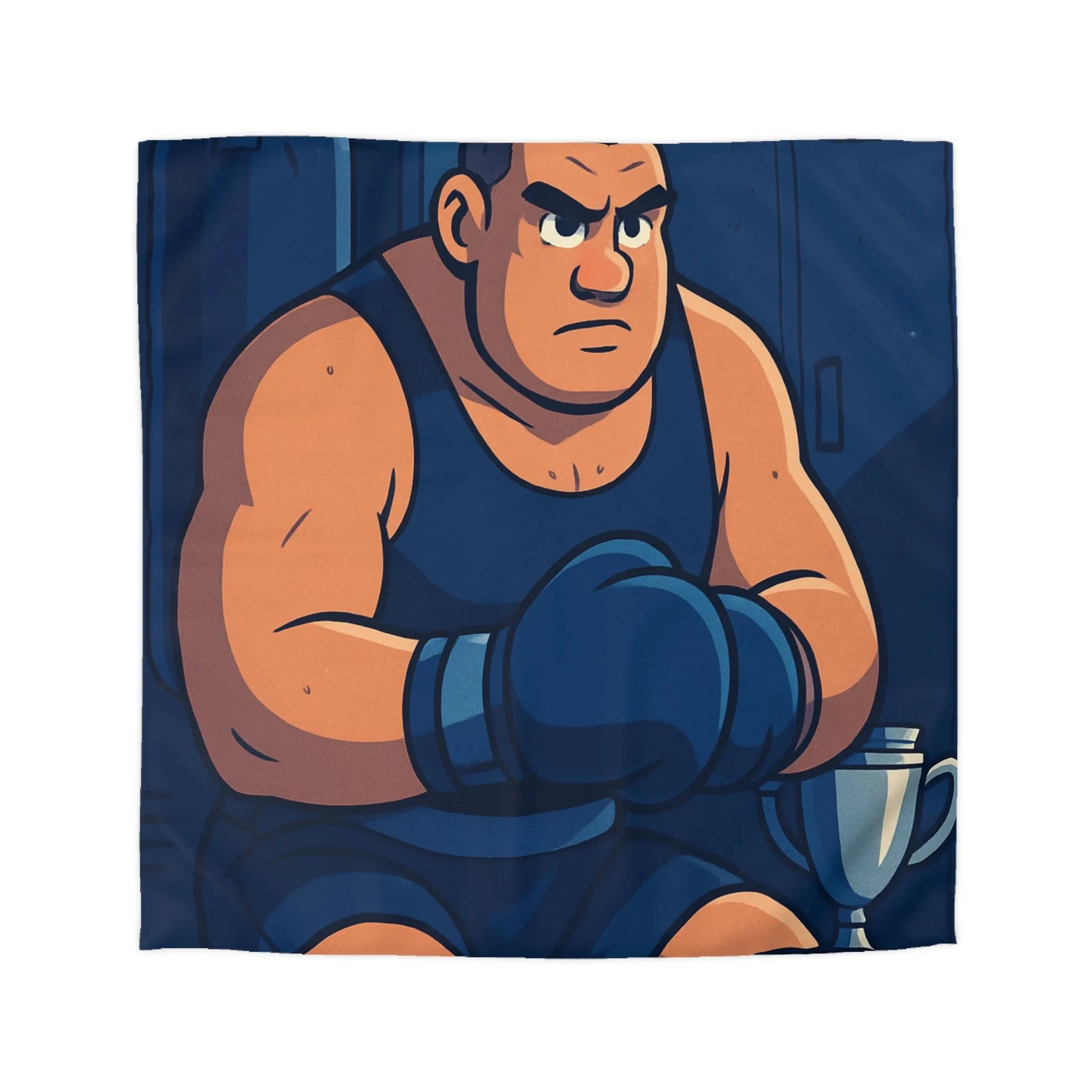 Housse de Couette Microfibre Art Graphique Contemporain Style Décoratif Chambre Tendance