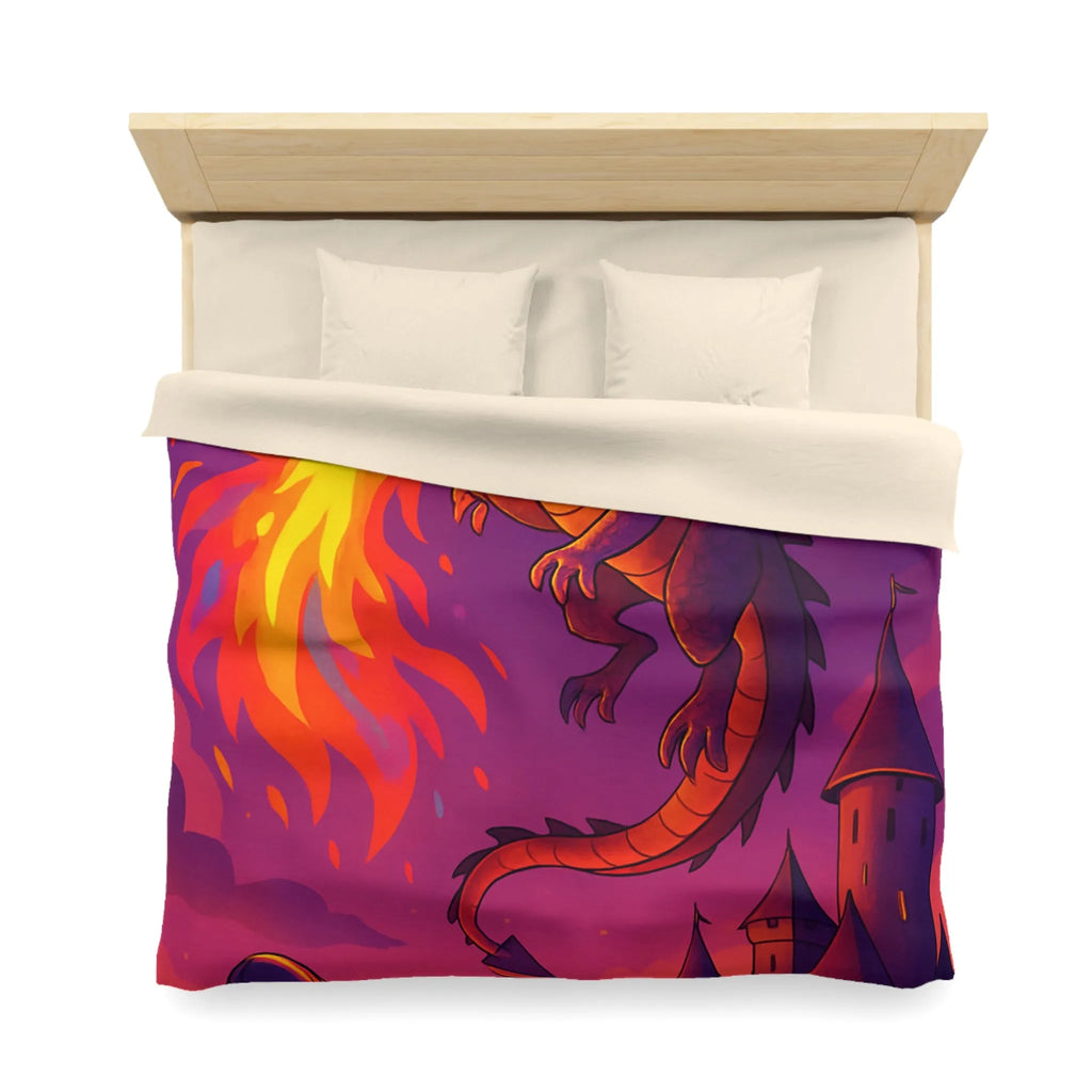 Envolez-vous avec un dragon cracheur de feu protégeant un château médiéval ensorcelé