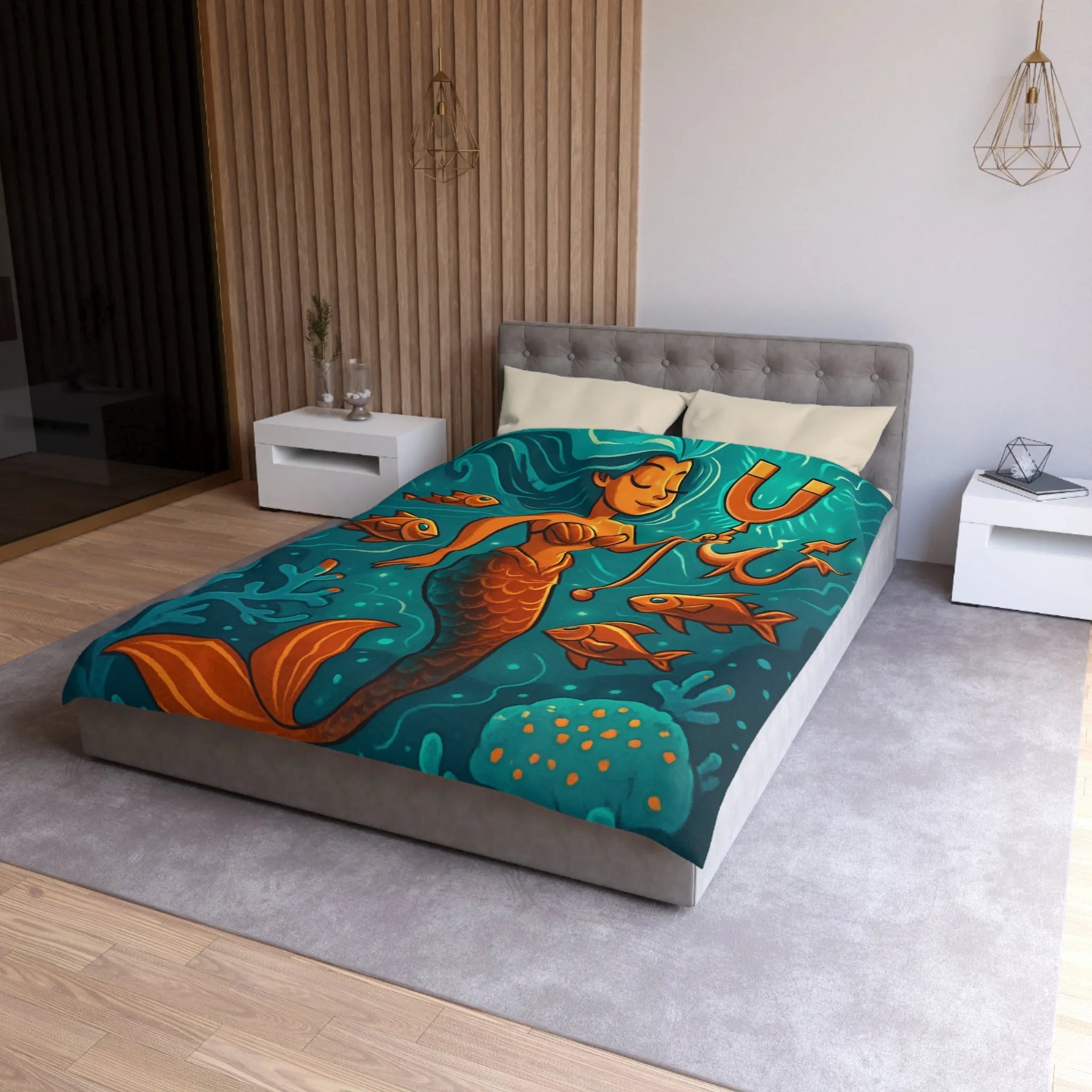 Housse de Couette Microfibre Création Artistique Moderne Design Exclusif Décoration Chambre