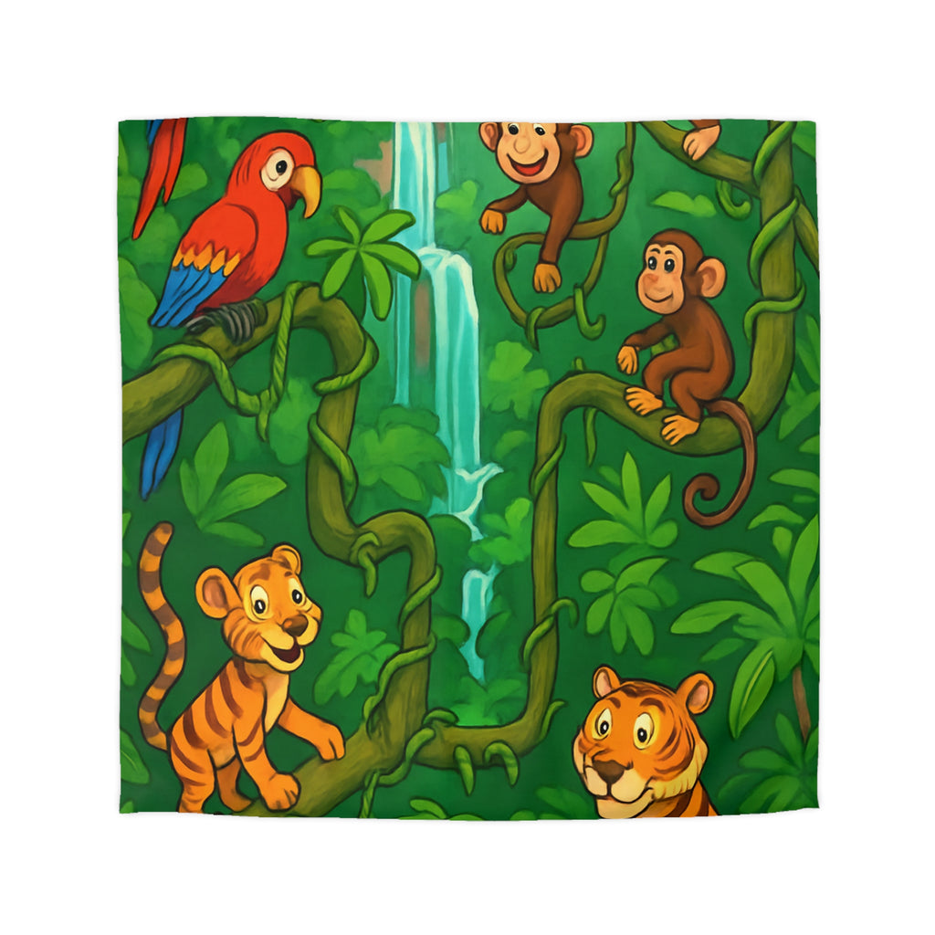 Housse de Couette Microfibre Illustration Unique Design Moderne Décoration Intérieure Raffinée