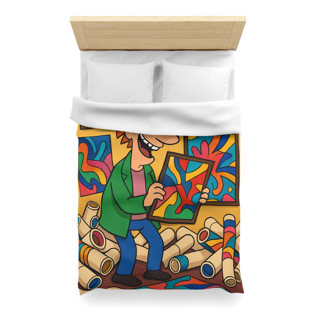 Housse de Couette Microfibre Création Artistique Moderne Design Exclusif Décoration Chambre