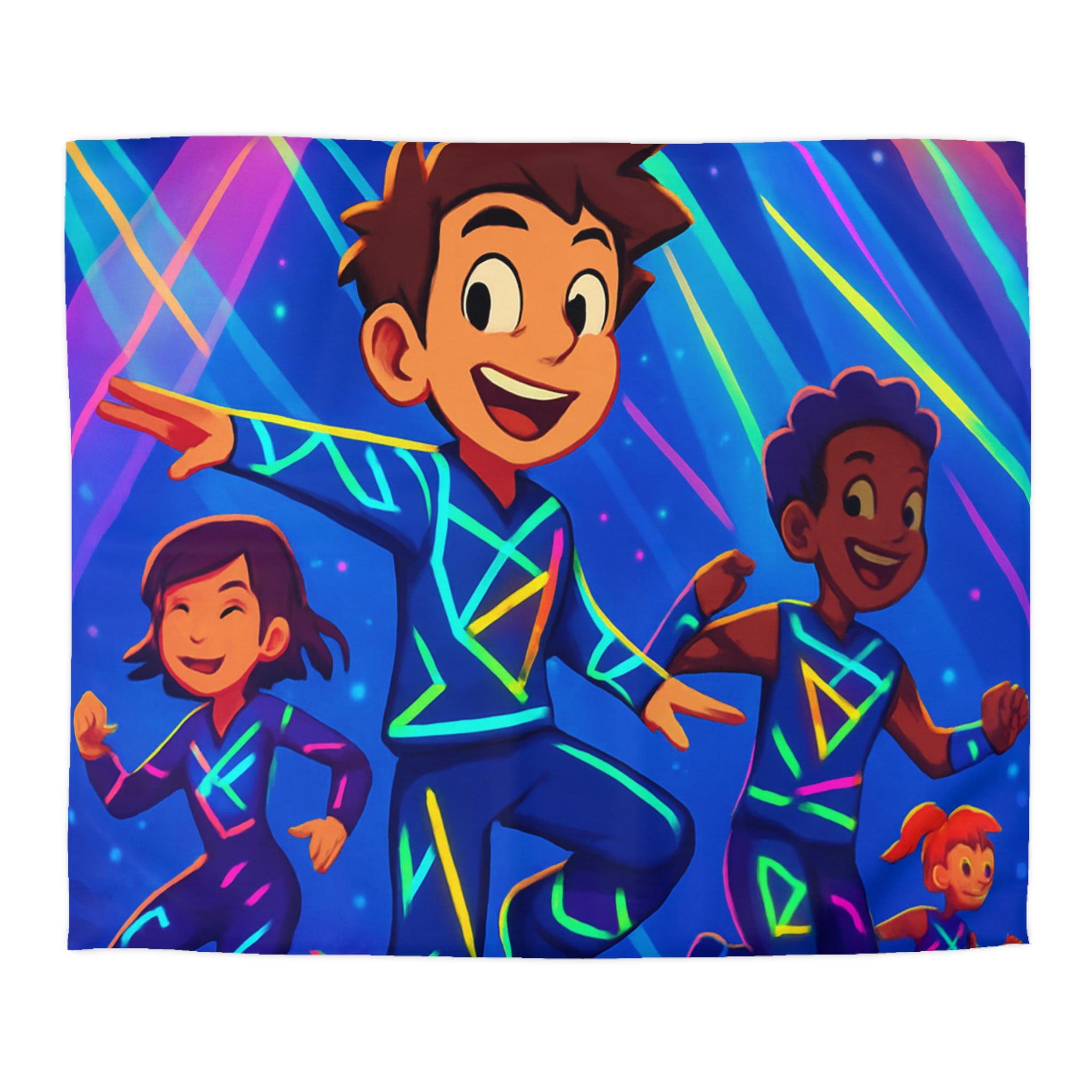 Housse de Couette Microfibre Illustration Unique Design Moderne Décoration Intérieure Raffinée