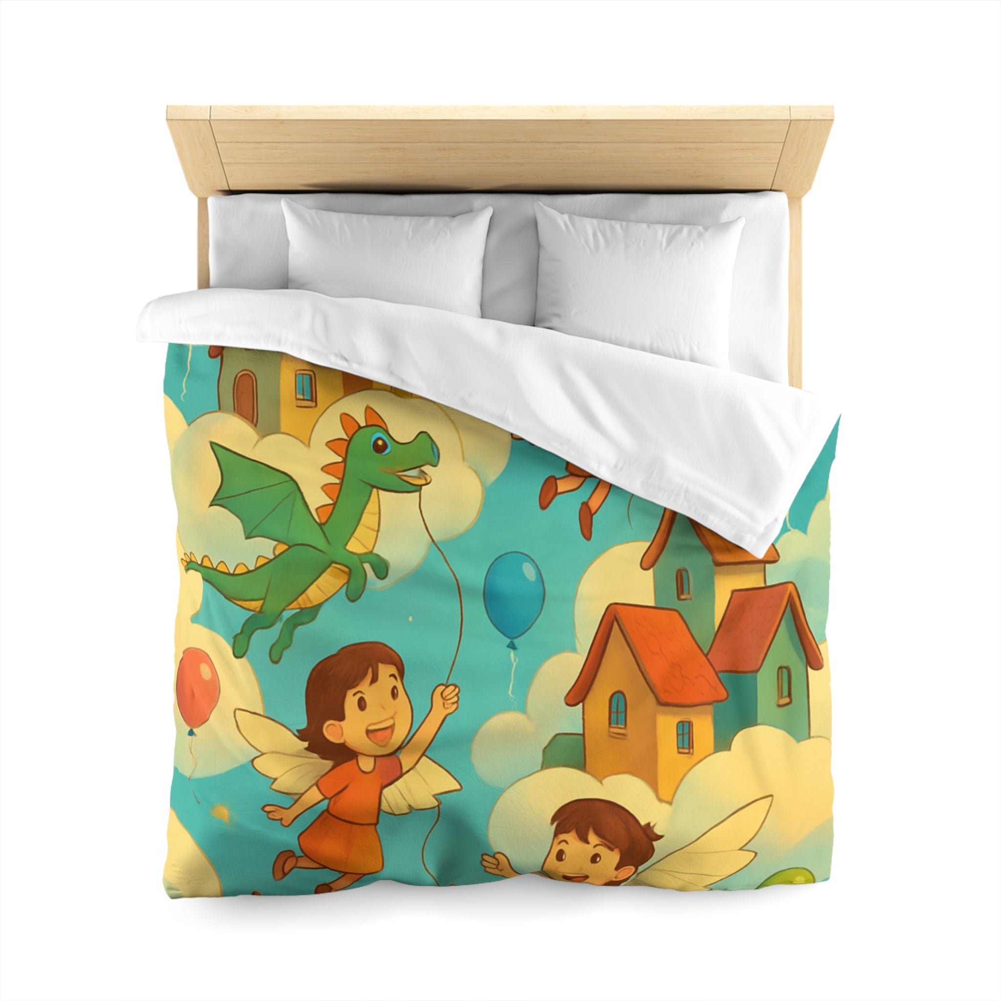 Housse de Couette Microfibre Création Artistique Moderne Design Exclusif Décoration Chambre