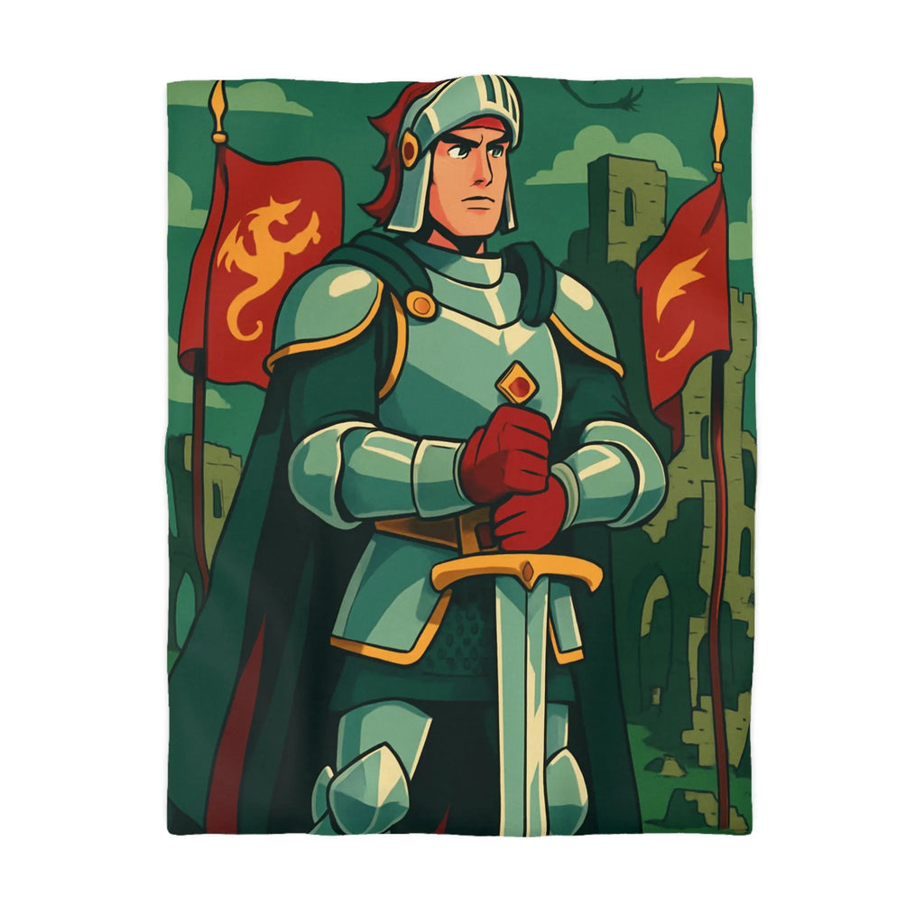 Housse de Couette Microfibre Art Graphique Contemporain Style Décoratif Chambre Tendance