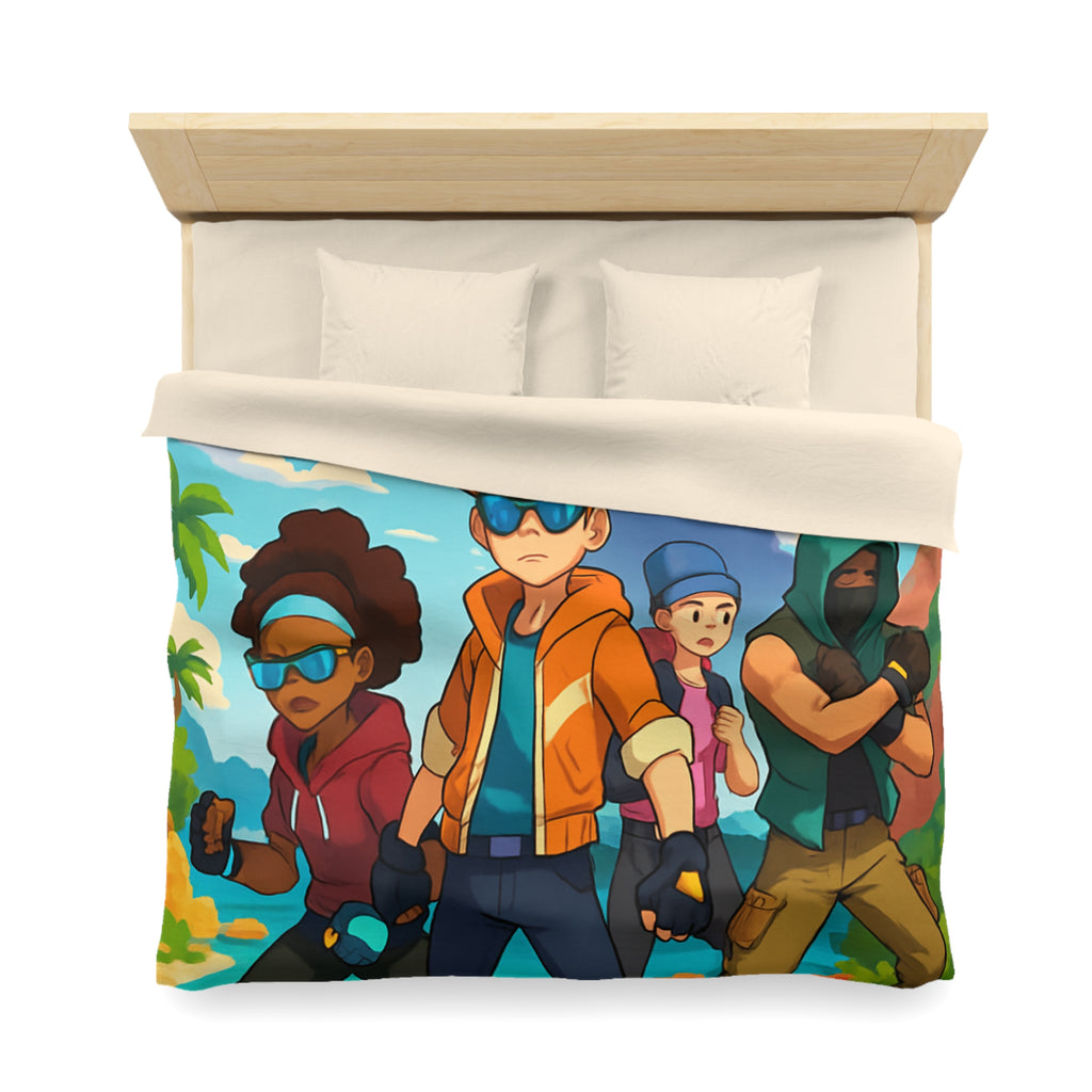 Housse de Couette Microfibre Création Artistique Moderne Design Exclusif Décoration Chambre