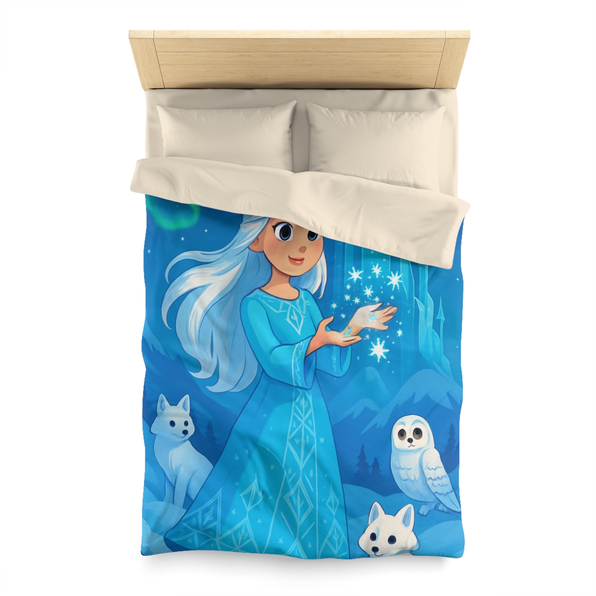 Housse de Couette Microfibre Motif Créatif Original Style Contemporain Chambre Élégante