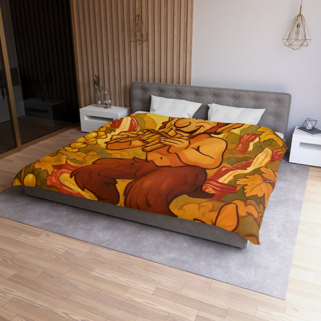 Housse de Couette Microfibre Illustration Unique Design Moderne Décoration Intérieure Raffinée