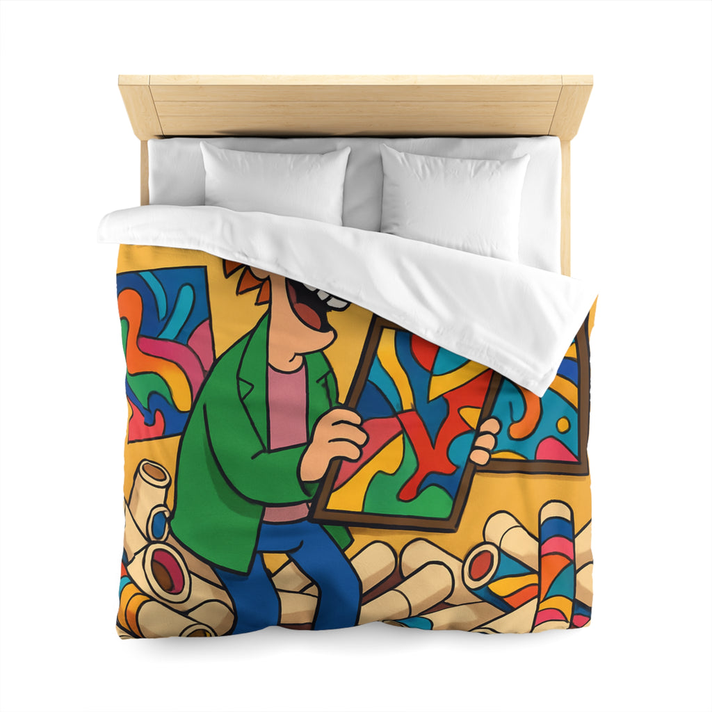 Housse de Couette Microfibre Création Artistique Moderne Design Exclusif Décoration Chambre