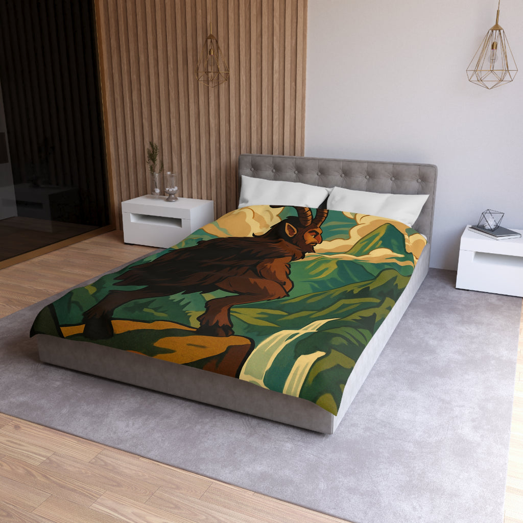 Housse de Couette Microfibre Design Artistique Moderne Décoration Chambre Confort Premium