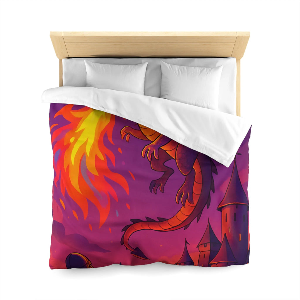 Envolez-vous avec un dragon cracheur de feu protégeant un château médiéval ensorcelé