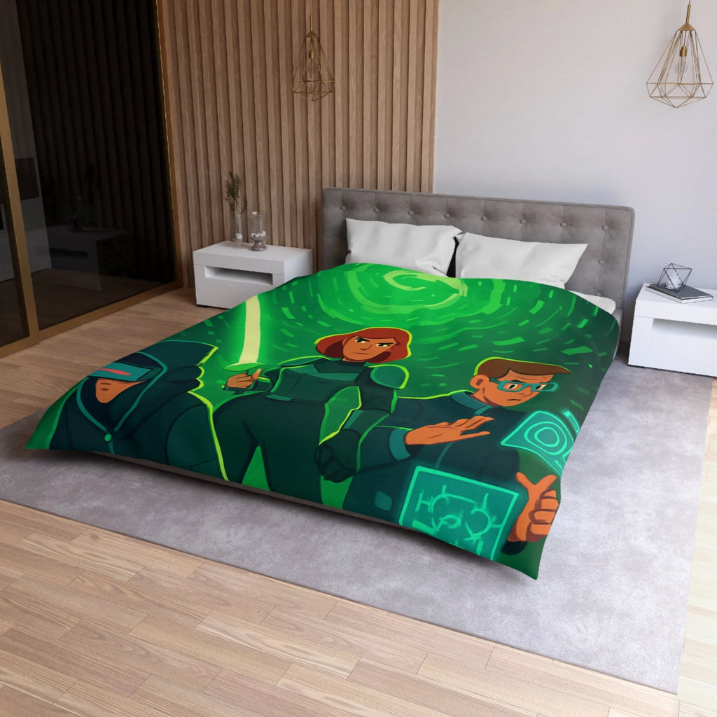 Housse de Couette Microfibre Création Artistique Moderne Design Exclusif Décoration Chambre